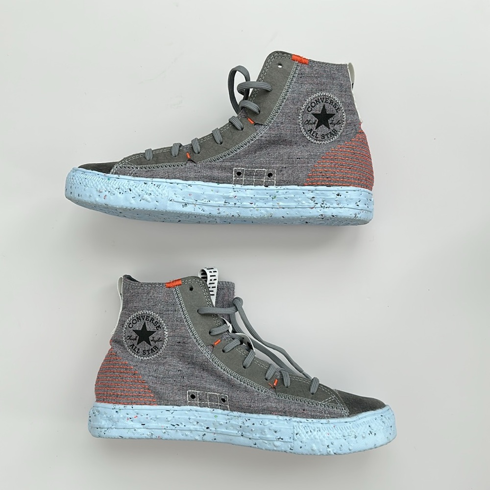 CONVERSE | Chuck Taylor All Star CTAS Crater Hi Sneakers | Charcoal | Size 10